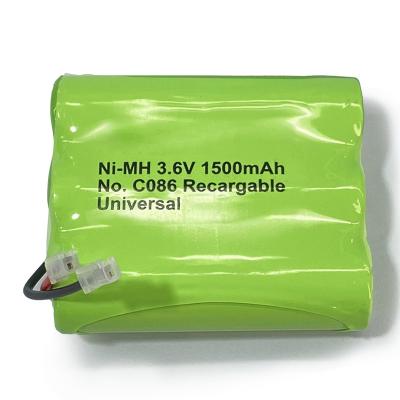 中国 0.2C 3.6V NiMH バッテリー パック OEM AA充電電池 組成 販売のため