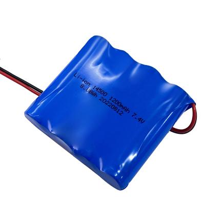 Chine OEM 7.4V 1200mah 8.8wh 3S2P 18650 Pack de batterie avec connecteur à vendre