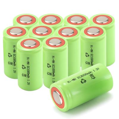 중국 Sc NiMH Batteries Sub C 4/5 1000mah 3000mah  1.2v Rechargeable Ni-MHBattery For Fire Emergency 판매용