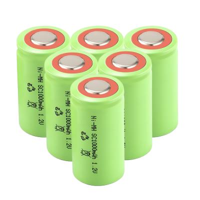 China NIMH C Rechargeable Battery 2000mAh 3000mah NiMH SC 1.2V Battery à venda