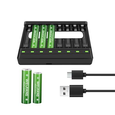 China Ni-MH / Ni-CD Quick 8-slots batterijoplader voor 1,2 V batterijen met AA AAA batterij Te koop