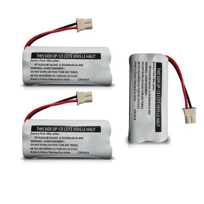 China 2S1P 2.4v 600mah Rechargeable Battery Pack For Solar Light Lamp Light for sale