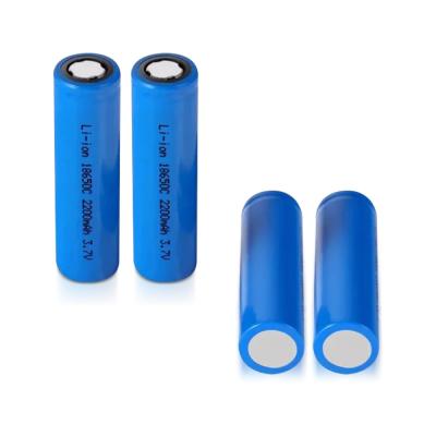 Κίνα 2200mAh 18650 Flat Top επαναφορτιζόμενη μπαταρία 3.7v προς πώληση