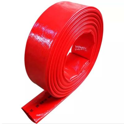 China PVC layflat flexible rubber plastic molding high pressure single jacket single jacket old one jacket weather hose for sale