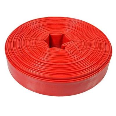 China High Pressure Agricultural Expandable Pump Lay Water Pipe Discharge Ancient Liner Irrigation Hose PVC Layflat Plastic Molding Flat Pipe for sale