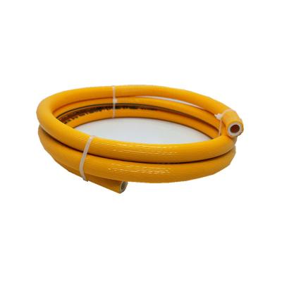 China Hot Selling Old Yellow Agriculture Spray Water Spray PVC Flexible Plastic Molding Braided Reinforced Hose Old Liner for sale