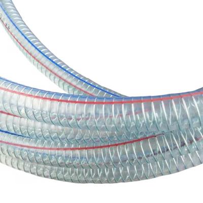 China Liner Manifold Spring Vacuum PVC Steel Wire Plastic Molding Industrial Flexible Spiral Reinforced Steel Pipe Old for sale