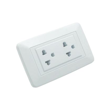 China Commercial switch and socket, type - 2 socket kit, twin sockets for sale