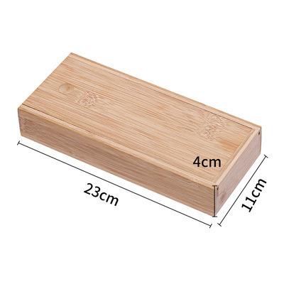 China Recyclable Small Wooden Box Rectangular Pull-Out Wooden Box Custom for sale