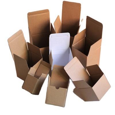 China Recycled Materials Universal Three-Layer E Corrugated Box White Cardboard Electronic Accessories Packaging Box for sale