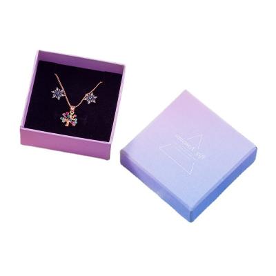 China Packaging Recyclable Jewelry Boxes Custom Logo Box For Jewelry Luxury for sale