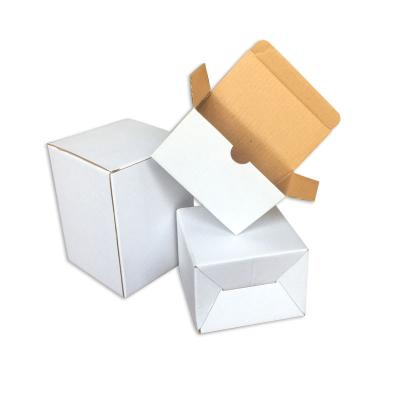 China Recyclable White Corrugated Box LED Glasses Pack Daily Goods Packing Box Hardware Accessories Cartons for sale