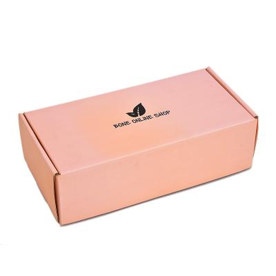 China Recyclable Customized Corrugated Braid Hair Weave Packaging Box Corrugated Box for sale