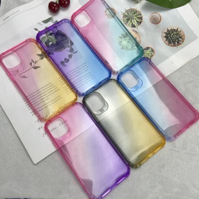 China Best Selling Anti-fall Wholesale Gradient Magnetic Phone Case For Iphone 12 13 pro Max Phone Case for sale