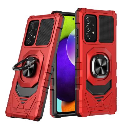 China Wholesale Price Anti-fall Phone Armor Protective Magnetic Car Holder Case For Samsung A52 5G Phone Case for sale