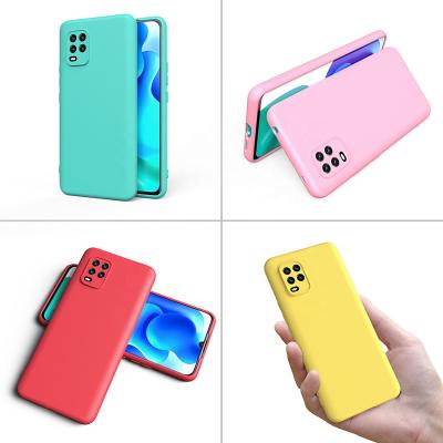 China Amazon Hot Selling Thin And Light Candy Color Thin Waterproof Mobile Phone Case For Xiaomi 10 Lite for sale