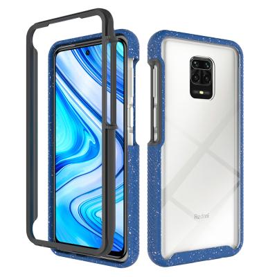 China 360 Luxurious Tpu Acrylic PC Totally Shockproof Phone Case Protective Phone Case For Redmi Note 9 Pro Max for sale