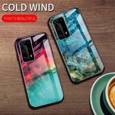 China Anti-fall Hard PC Luxury Designers Anti-scratch Tempered Glass Mirror Phone Cases for sale