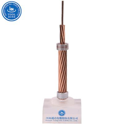 China TDDL Manufacturer Electrical Railway Bare Copper Conductor Catenary Wire Type Electrical Copper Cable for sale