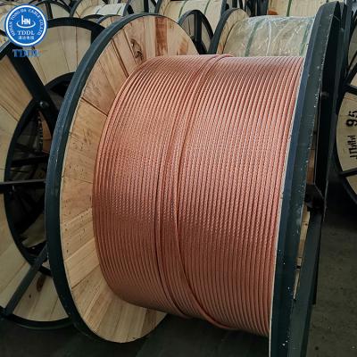 China Hard Pulled Bare Copper Conductor Electrical Copper Wire Wire Strand Cable for sale