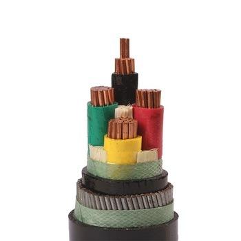 China Power Transmission and Distribution 0.6/1kv Multi Core Copper Conductor XLPE Insulated Steel Wire Armored PVC Sheathed n2xry Power Cable for sale