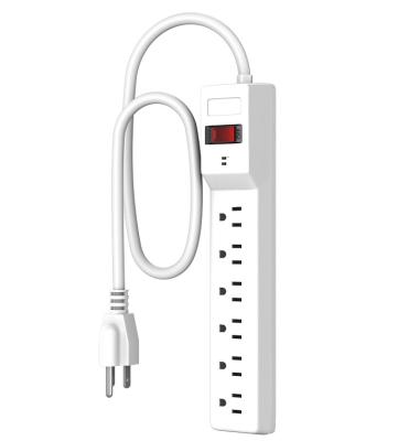 China Easy Installation 3 Phase Surge Protector Easy Installation 14/3AWG 2 6 Light Indicator Outlets Horizontal Power Bar Switched for sale