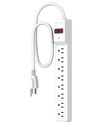 China Easy Installation 8 Outlets An Illuminated Electrical Switch Wall Mount Power Strip With Surge Protection Device for sale