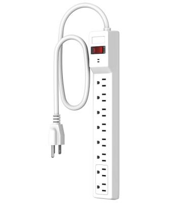 China Easy Installation ETL Approved 14/3AWG 8 Way 3 Gronding Prong Plug With 2 Ignition Indicator Switch Surge Suppression Devices for sale