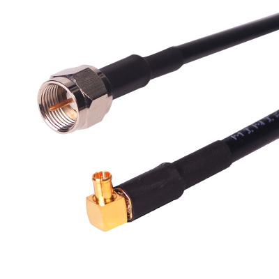 China High Quality Telecom 75 Ohm Mini RG59 Coaxial Cable Patch Cord PVC Jacket Cable for sale