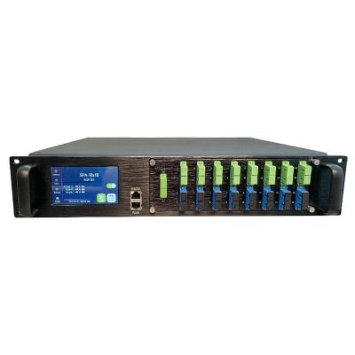 China FTTX FTTX Application edfa 16x23 Con WDM 16 EDFA 1550nm Port Optical Amplifier WDM EDFA for sale