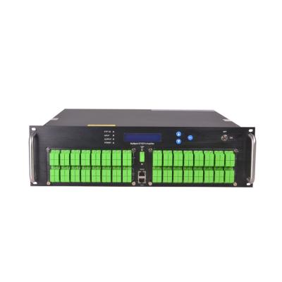 China FTTX 64 PON amplifier WDM EDFA high output optical fiber edfa 1550 ports edfa catv for sale