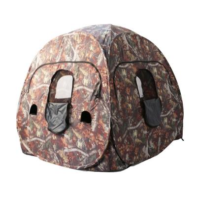 China Working Camouflage Outdoor Camping Hunting Outdoor Bird Watching Hunting Blind Tent Field Hunting Automatic Blind Camouflage Tent for sale