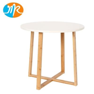 China Modern Viable Bamboo Side Table Nightstand Round Side End Accent Coffee Table for Family and Living Room Bedroom Balcony Office for sale