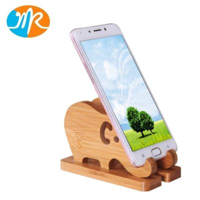 China Flexible Bamboo Phone Stand Phone Dock Cradle Holder Compatible With Switch All Smartphone Phone Desktop Accessories Organizer for sale