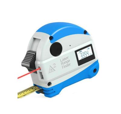 China Laser Distance Meter 2-in-1 30M Laser Distance Meter Tape Measure, 16FT/5M Normal Measurement Tape 2.8*2.5*1.3 Inches for sale