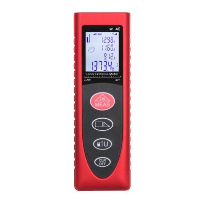 China 40m Distance Meter Laser Distance Meter Area Volume Measurement W40R for sale