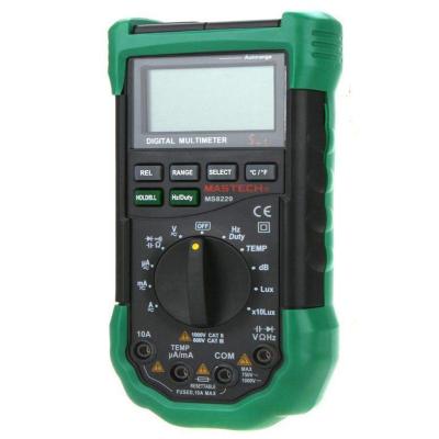 China MASTECH MS8229 Range DMM Digital Auto Multimeters Temperature and Humidity Light Lux Sound Level Meter MS8229 for sale