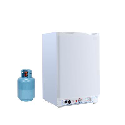 China 60L COMPRESSOR Factory Direct Single Door Fridge LPG 12V 24V Gas Refrigerator for sale