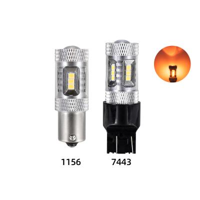 China White / Bule / Red Hot Sales Canbus 1156 Led Bulb Ba15S 1156 Base 1157 Ba15D T20 T25 2835 Led Bulb 15Smd for sale