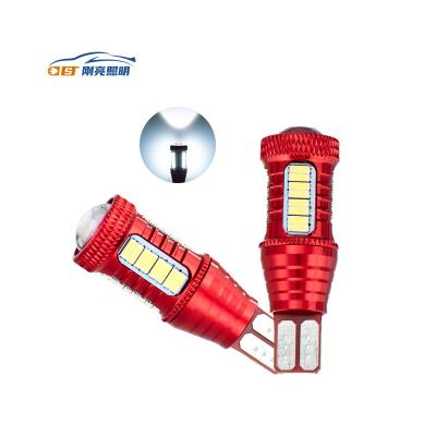 China Hot Sale W16w 921 White Red Light 4014 32smd Amber Canbus Bulb For Car T15 Led Reversing Lights Led T15 for sale