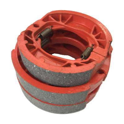 China Aluminum Alloy High Performance Motorcycle Parts Brake Shoe VEGA ZR Red for sale