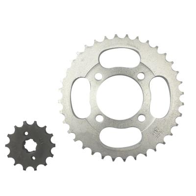 China A3 Steel / 1045 steel high performance motorcycl rear / front parts sprocket kit for GRAND for sale