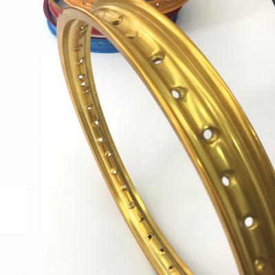 China 16 17 18 Inch Aluminum Alloy Motorbike Rim Aluminum Alloy Motorcycle 36 Hole 14 Spoke Wheel Rims For Gold for sale