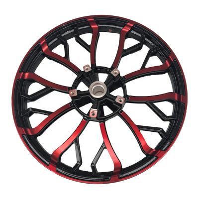 China Aluminum Alloy Motorcycle Front/Rear Modified Wheel Rims Aluminum Alloy Wheels For Sniper 150MXi 17 Inch for sale