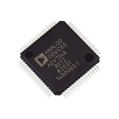 China ADV7343BSTZ Microcontroller Electronic Components Integrated Circuits QFP64 MCU ADV7343BSTZ 12.58MHz for sale