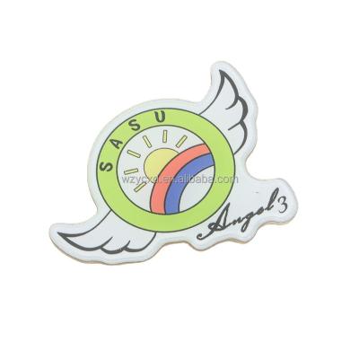 China Cheap Promotional Wholesale Custom Logo 3D PVC Round Lapel Magnets For Metal Badge Pin for sale