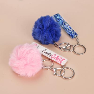 China New Product Promotion Gift Card Holder Keychain Acrylic Key Chain Extractor Bank Contactless Card Reader for sale