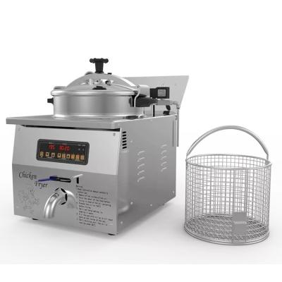 China Easy Operation Latest Pressure Fryer For Home Use Mini Vacuum Fryer Table Top Chicken Fryer Kuroma MDXZ-16 for sale