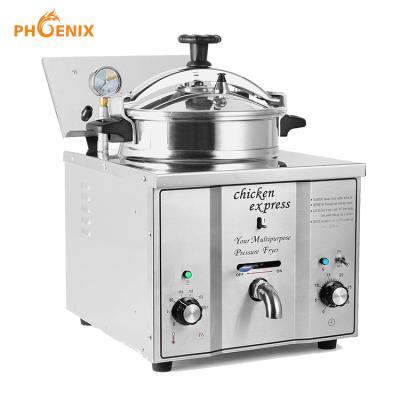 China Frying 16L Electric Chicken Table Top Chicken Pressure Fryer Machine Broaster Pressure Fryer for sale