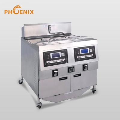 China Quick Temperature OFG-322L Broasted Chicken Rising Machine Used Open Fryer Deli Quick Chicken Frying Food Gas Open Fryer for sale